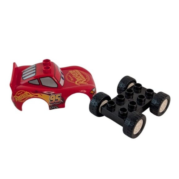 Lego Duplo Disney Pixar Cars Lightning McQueen Figure Replacement Parts - Picture 7 of 7